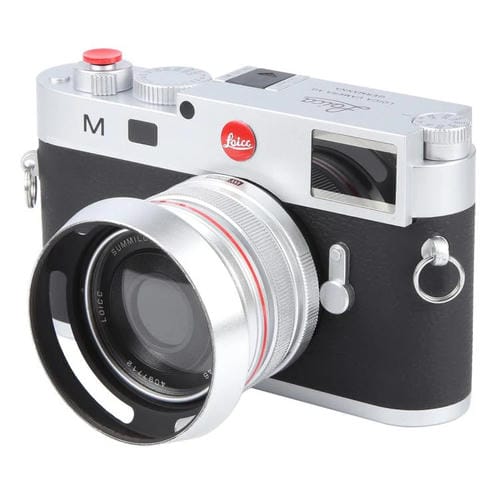 Accesorios de estudio fotográfico para cámara ficticia Leica M11 (plateados)