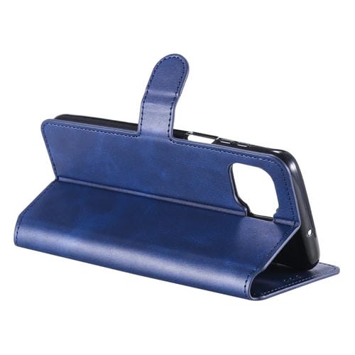 Para Motorola Moto G 5G Plus Classic Calf Texture PU + TPU Funda de cuero con tapa horizontal, con soporte, ranuras para tarjetas y billetera (azul)