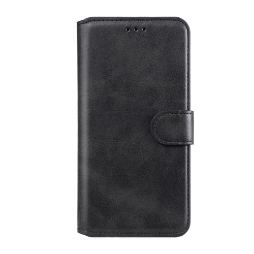 Para Google Pixel 5 Classic Calf Texture PU + TPU Funda de cuero con tapa horizontal, con soporte, ranuras para tarjetas y billetera (negro)