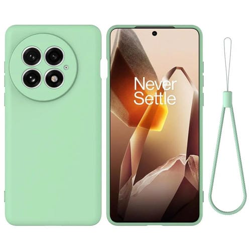Funda silicona líquida a prueba de golpes OnePlus 13 (Verde)