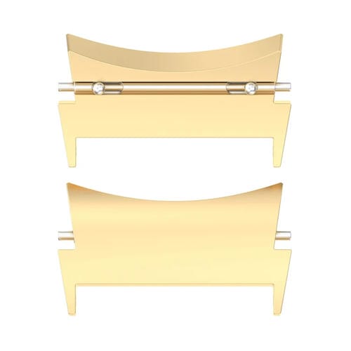 Connettore del Cinturino dell'Orologio in Acciaio Inossidabile Samsung Galaxy Watch 6/6 Classic (Oro)