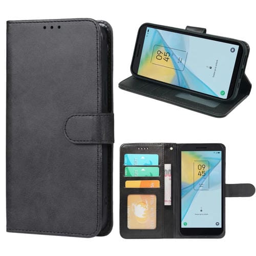 Funda de Teléfono de Cuero para TCL 201 (Negro)