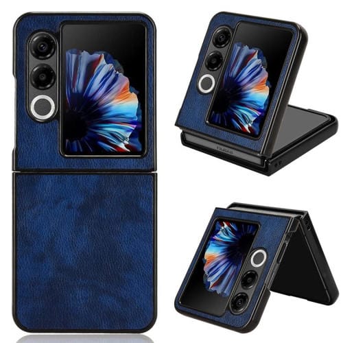 Funda Trasera Textura de Lichi para ZTE Nubia Flip2 y Libero Flip2 (Azul)