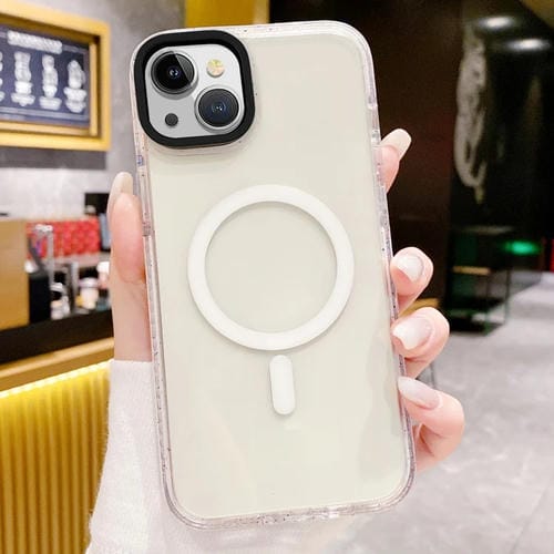 Funda para Teléfono Kingsteel Wolf Color Point Magsafe para iPhone 15 (Blanco) - MOVILSTORE