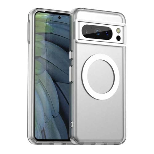 Funda Híbrida TPU y PC con Magsafe Candy para Google Pixel 8 Pro (Blanca)