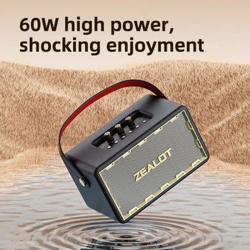 Altavoz Bluetooth portátil Zealot Mt01 Retro Card inalámbrico (Blanco)