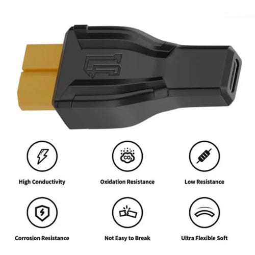 Adaptador de Intercambio XT-011 XT60 Hembra a XT60 Hembra Conector de Energía