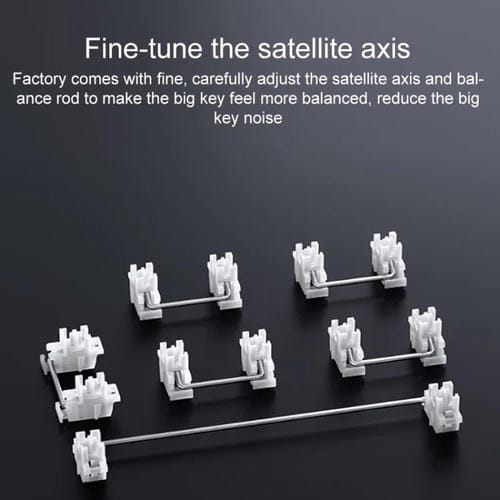 Teclado Mecánico Aula F87 de 87 Teclas con Cable, 2,4 G y Bluetooth, RGB Personalizado (Blanco, Negro y Verde)