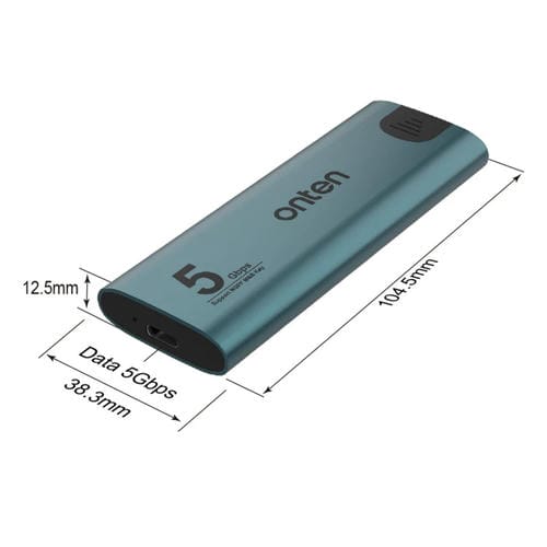 Caja SSD Ngff Onten Uca321 con Clave M M.2 de 5 Gbps