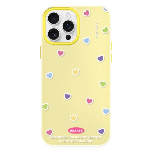 Funda híbrida TPU y PC iPhone 16 Pro protección tacto sedoso (Amarillo)