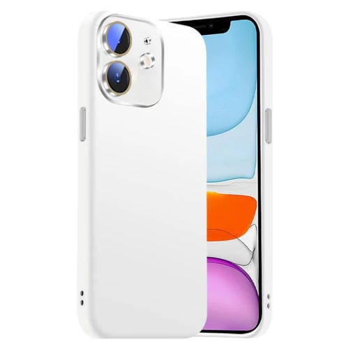 Funda de Silicona Líquida para iPhone 11 con NanoLente (Blanca)