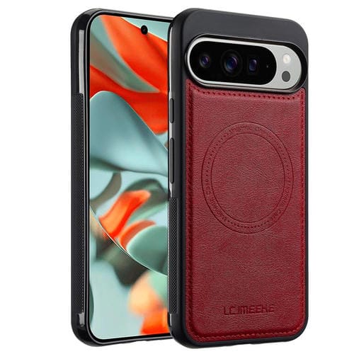 Funda LC.IMEEKE Magsafe para Google Pixel 10 Pro XL (roja)