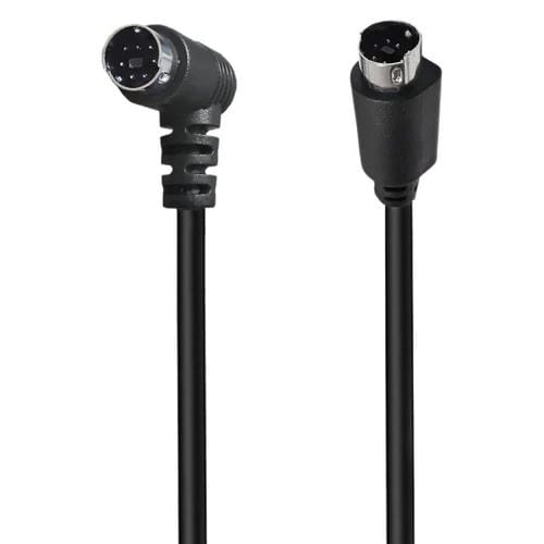 Cable de Audio/Video S-Video Mini Din 7 Pines 0,5 m (Recto a Codo)