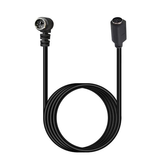 Cable de Extensión Mini Din 6 Pines 1,8 m (Codo Macho a Hembra)