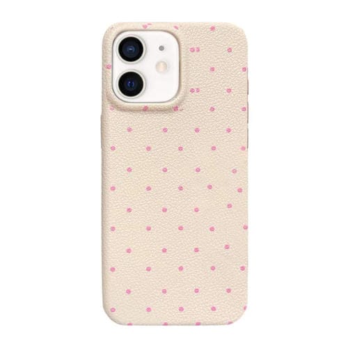 Funda de Silicona Dopamine para iPhone 11 con Lunares (Blanca)