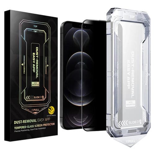 PelĂcula de Vidrio Templado Privacidad para iPhone 12 Pro Max FĂĄcil InstalaciĂłn