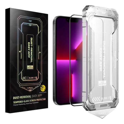 Película de Vidrio Templado HD para iPhone 14 Plus y 13 Pro Max Fácil Instalación