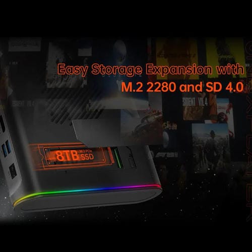 Base de Expansión Portátil One-Netbook Onexgpu2 con AMD Radeon RX 7800M de 12 Gb (Enchufe Estadounidense)