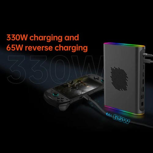 Base de Expansión Portátil One-Netbook Onexgpu2 con AMD Radeon RX 7800M de 12 Gb (Enchufe Estadounidense)