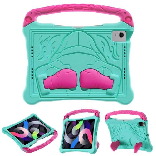 Funda para iPad Air 2022/2020 10.9 Eva con Función Atril y Protección (Rosa Menta y Rojo)