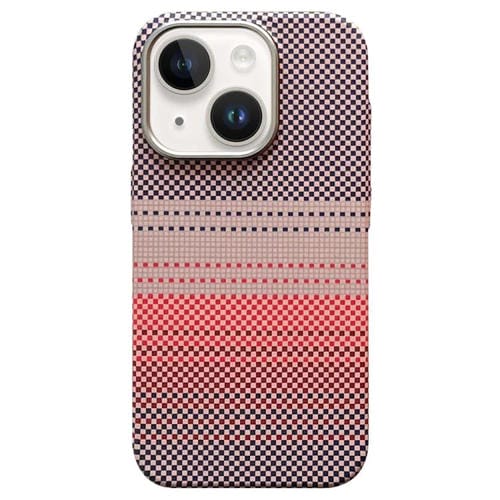 Estuche para Teléfono Magsafe iPhone 14 Marco Protección Lente Metal (Gris Atardecer)