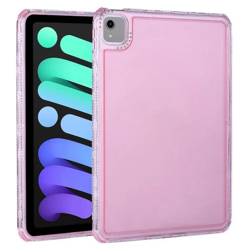 Funda híbrida TPU y PC para iPad Mini 2024 Mini 6 Dream 3 en 1 (Rosa)