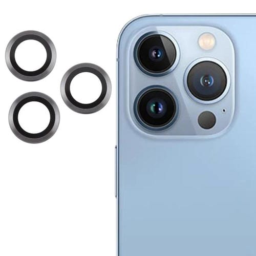 Cubierta de CĂĄmara Trasera para iPhone 13 Pro Max y 13 Pro PelĂcula de Lente Vidrio Templado 9H (Titanio)