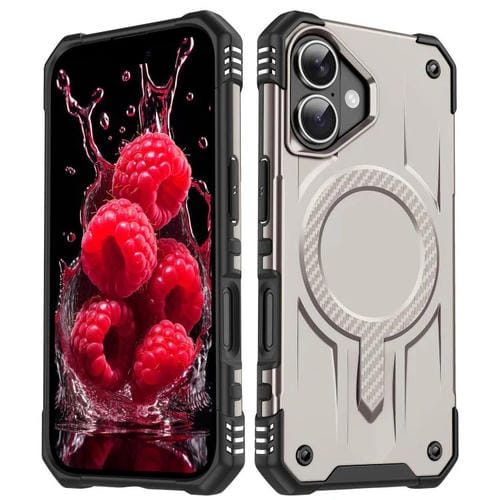 Funda híbrida TPU y PC Straship Magsafe para iPhone 16 (Dorada)