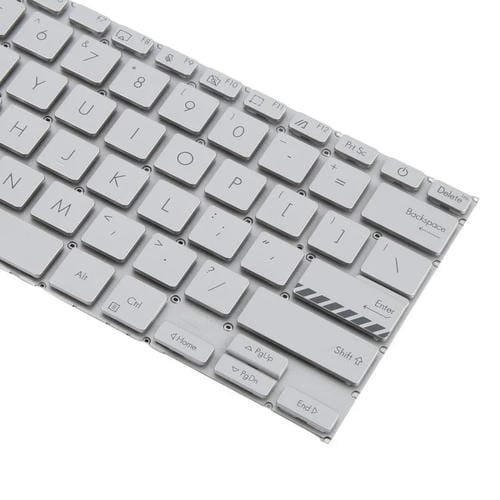 Teclado para Asus Vivobook 14 Pro X1402 M1402 D1402 F1402 X1403Z X1402Z (Versión USA) (Plateado)