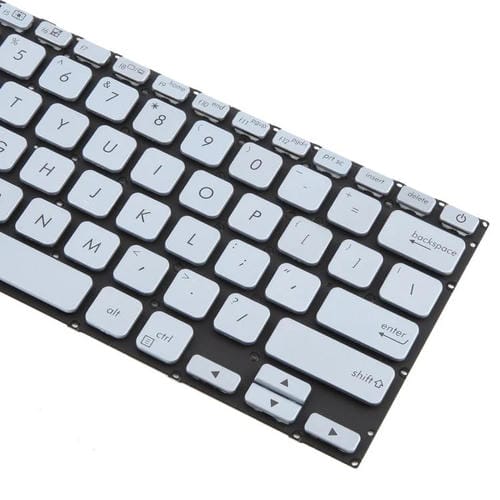Teclado para Asus Adol14 Adol14Fa S403F A403F X403F Adol13U (Versión USA) (Plateado)