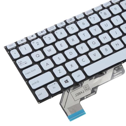 Teclado para Asus Adol14 Adol14Fa S403F A403F X403F Adol13U (Versión USA) (Plateado)