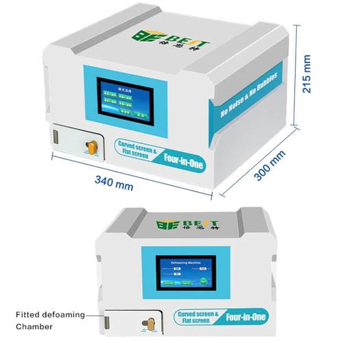 Macchina laminatrice e sgrassante intelligente Best B-528 4 in 1 da 7 pollici con pompa sottovuoto integrata (spina UE)