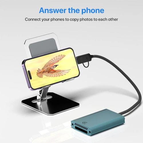 Lector de Tarjetas Tipo C USB a Cfexpress Tipo B (Verde)