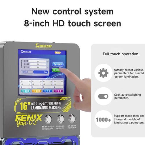 Laminiermaschine Mechanic Gan-03 Fenix 16 Zoll mit USA-Stecker