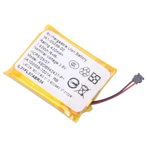 Batería para Garmin Fenix 5X / 5s Plus (361-00098-00, 500 mAh)