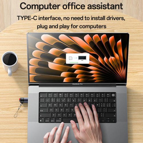 Lector de tarjetas TF Yesido GS37 Tipo-C (Negro)