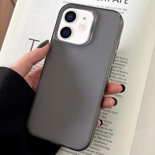 Funda de TPU transparente y cómoda para iPhone 11 (negra)