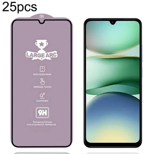 Película de vidrio templado de arco grande de aluminio de alta resistencia, 25 unidades, 171,7 mm, 0,4 mm, para Xiaomi Redmi A5 4G