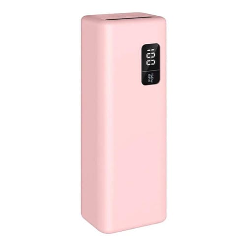 Funda protectora de silicona para batería externa CUKTECH 15 de 20000 mAh y 150 W (rosa)