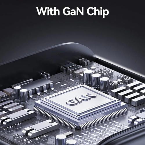 Cargador rápido mini USAMS CC260 de 20 W GaN con puerto USB-C/Tipo C, enchufe: UE (blanco)