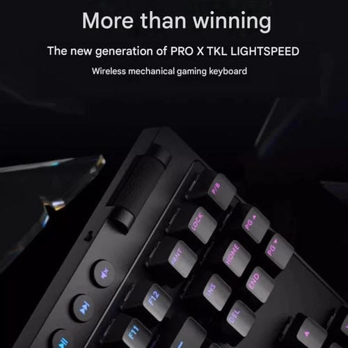 Teclado inalámbrico Logitech G PRO X TKL interruptores mecánicos GX-T (Rosa)