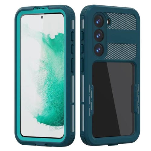 Funda impermeable RedPepper IP68 triple para Samsung Galaxy S23 5G (azul)