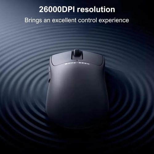 Ratón para Juegos Xiaomi Mouse X1 Inalámbrico y con Cable 2,4 G TTC Microinterruptores 8000 Hz 26000 DPI (Negro)