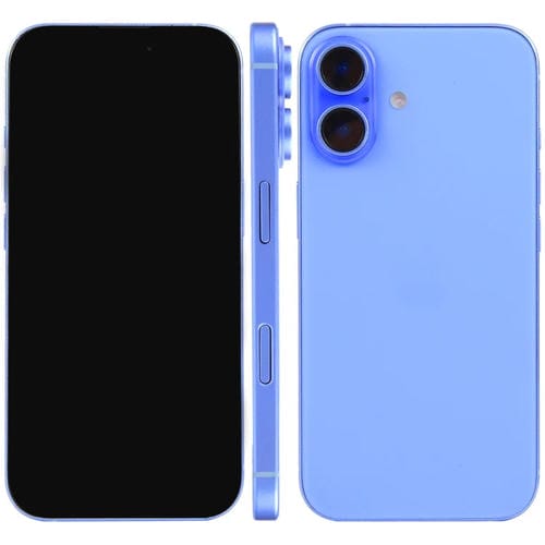 Modelo de Pantalla Falsa para iPhone 16 (Azul) sin Función