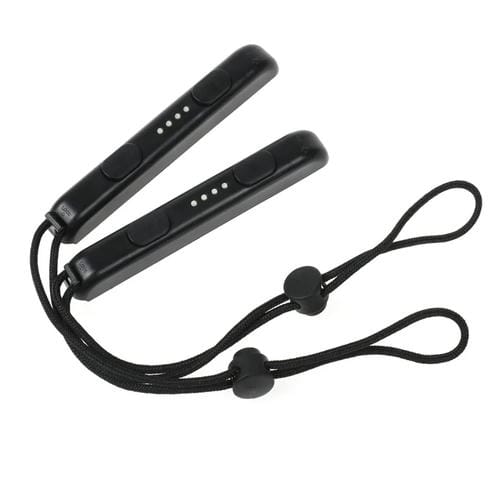 1 Par de Accesorios de Juegos de Cordón de Cuerda de Muñeca para Nintendo Switch Joy-Con (Negro) - MOVILSTORE