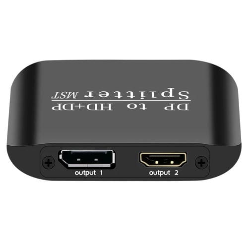 Divisor Nk-W60 DisplayPort a HDMI Dp DisplayPort MST/SST para Monitores (Negro)