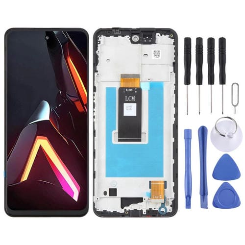 Pantalla Completa con Marco para ZTE Nubia Neo 3 5G (Negro)