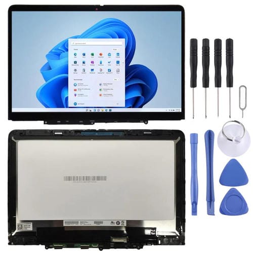 Pantalla Completa para Lenovo 300W Yoga Gen 4 82VM 82VN (Negro)