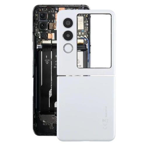 Tapa Trasera Batería para ZTE Nubia Flip2 5G NX732J (Blanca)