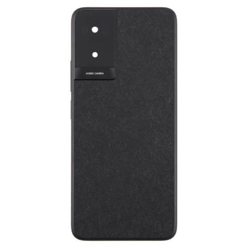 Carcasa trasera original con tapa para lente de cámara TCL K24 (negra)